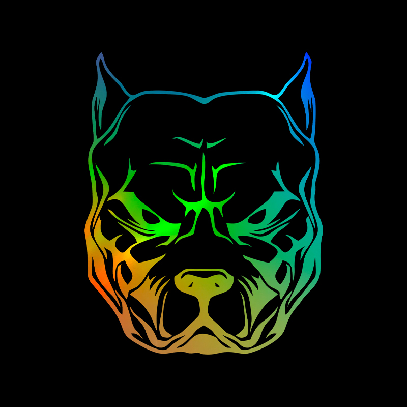 Motorcycle Gear For Dogs - Adesivo moto modello cane pit bull
