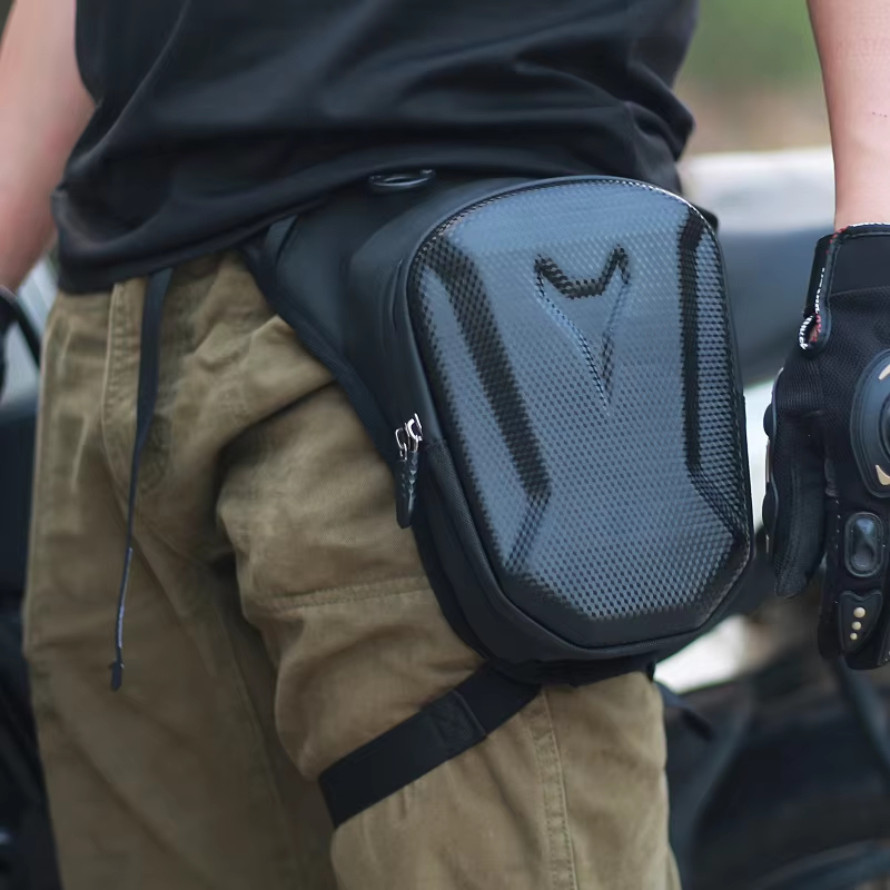 Motorcycle Gear Organizer - Borsa da gamba impermeabile per moto,
