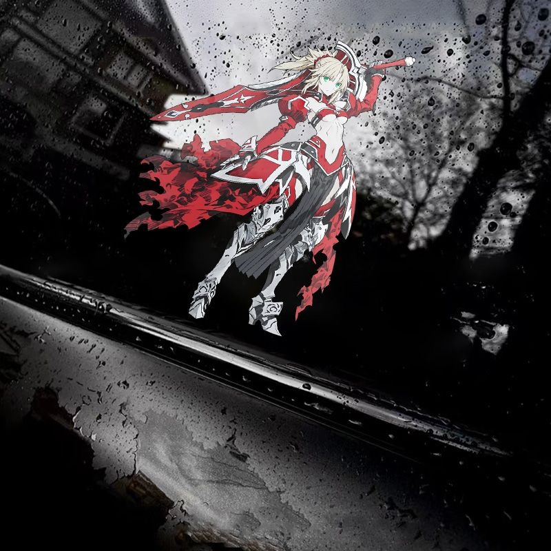 Motorcycle Gear Auto - Adesivi per Auto Fate Mordred, Figura