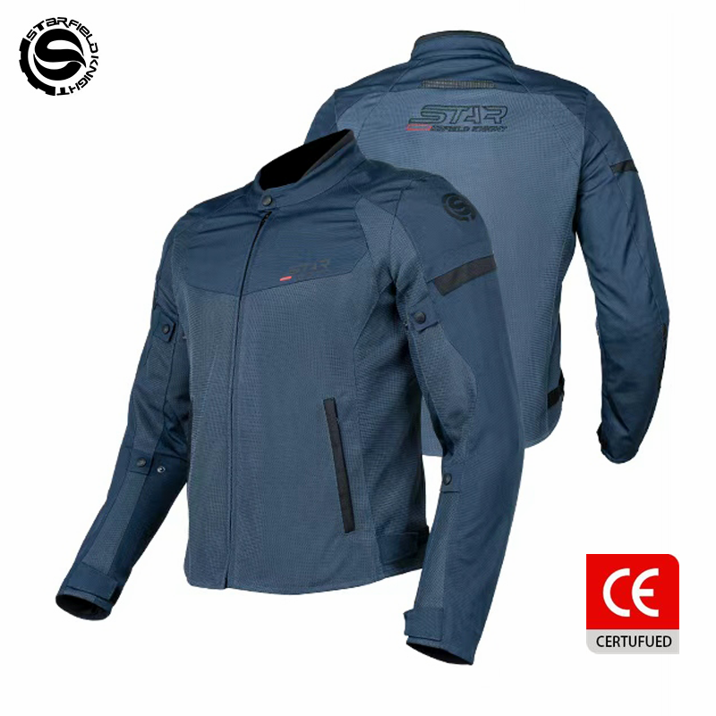 Gearx Motorcycle Jacket - Giacca da Moto SFK Blu Primaverile