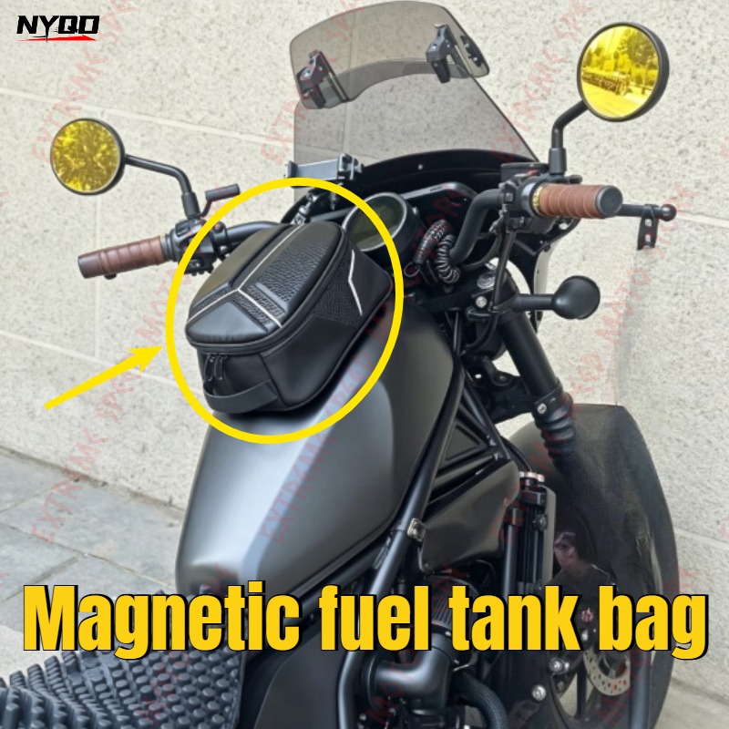 Motorcycle Gear Organizer - Borsa Impermeabile Magnetica per Serbatoio Moto,