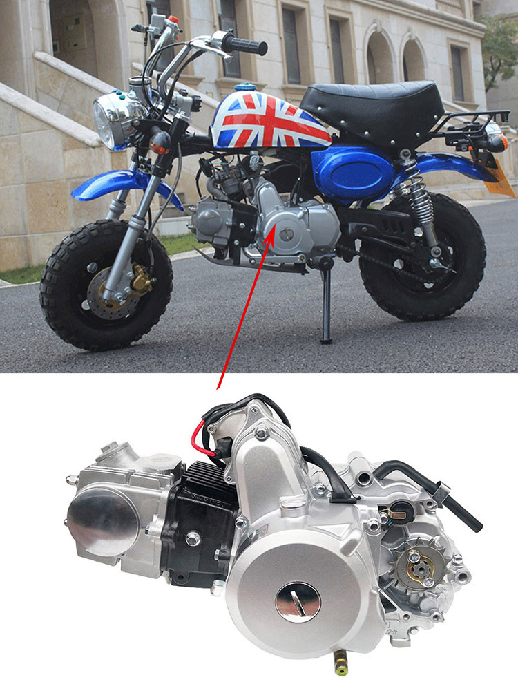 Motorcycle Gearbox - Motore per Moto Fuoristrada 110cc/125cc, Avviamento