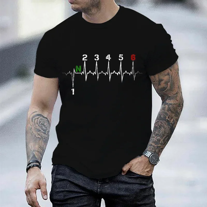 Motorcycle Gear Brand - T-Shirt da uomo di marca moto