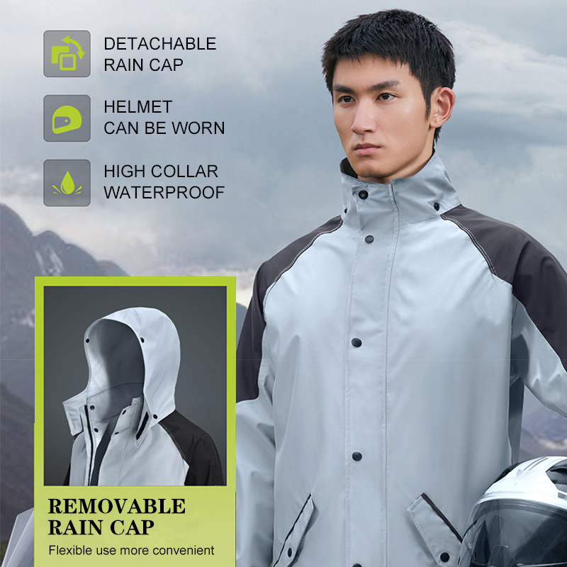 Motorcycle Gear Jacket Women - Completo Antipioggia per Uomo e Donna,