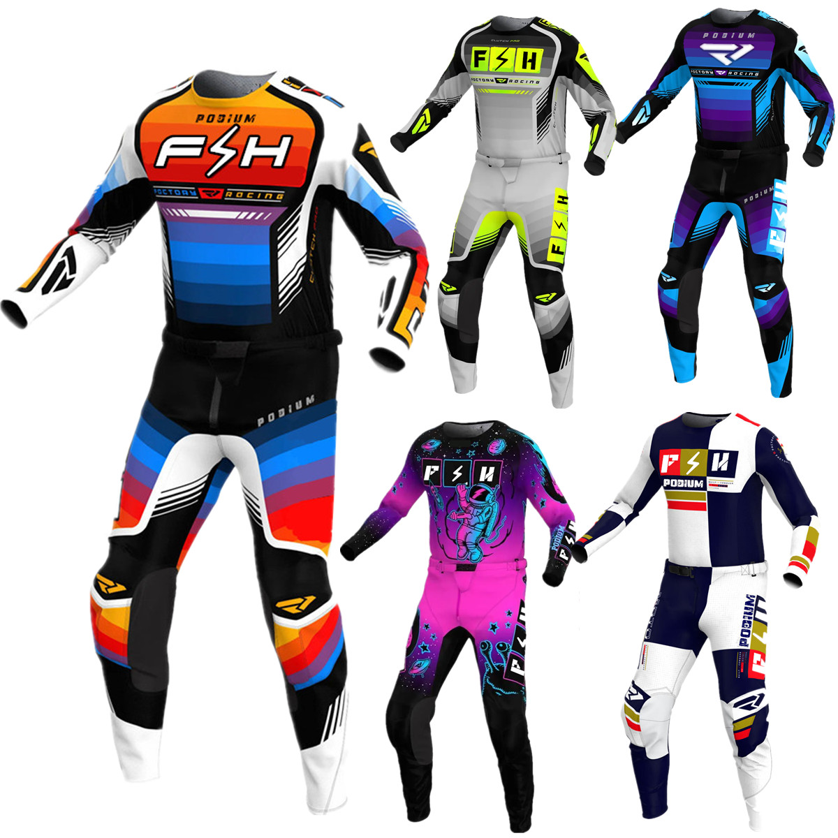 Motorcycle Gear Sale - Set di maglie FH 2024 Set