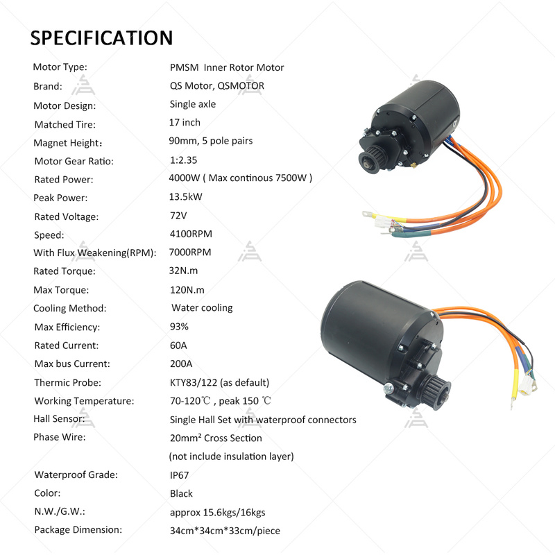Motore Elettrico QSMOTOR QS138 - Motorcycle Gearbox recensione e prezzo