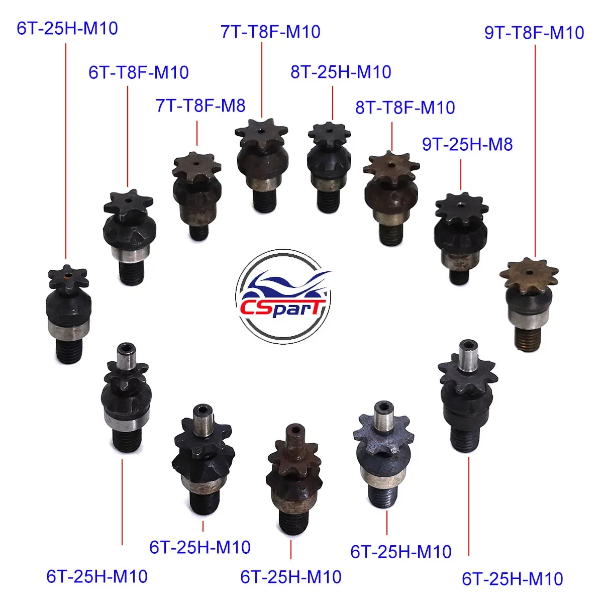 6T 7T 8T 9T 25H T8F M8 M10 Cat - Motorcycle Gear Organizer recensione e prezzo
