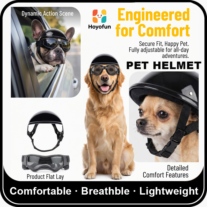 Set Casco e Occhiali da Moto p - Motorcycle Gear For Dogs recensione e prezzo