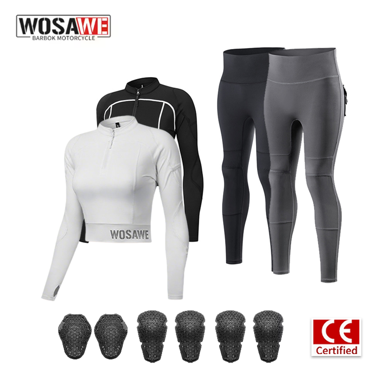 WOSAWE Completo da Moto Estivo - Motorcycle Gear Jacket Women recensione e prezzo