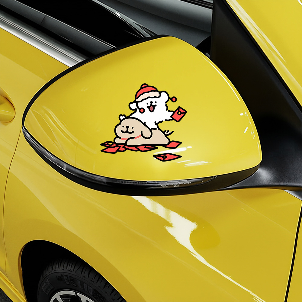 Adesivo per auto con cucciolo  - Motorcycle Gear For Dogs recensione e prezzo