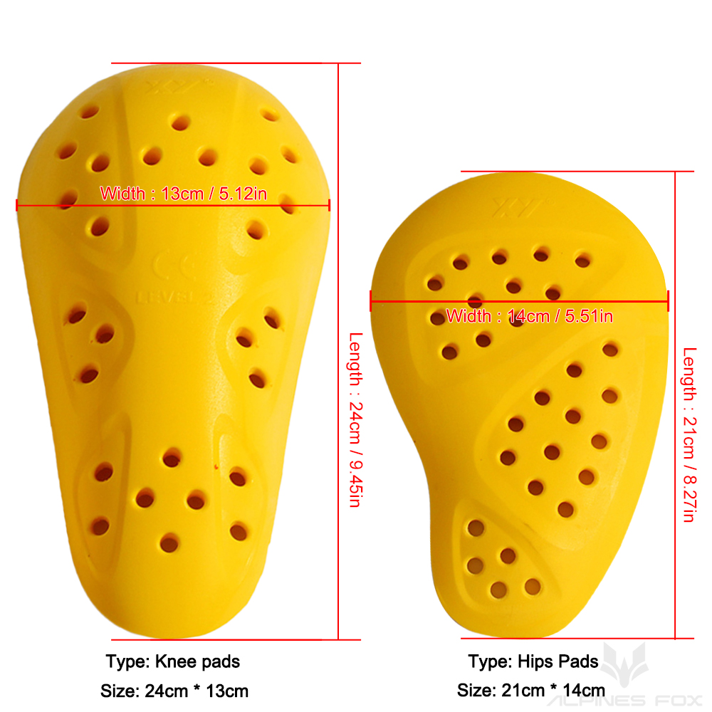Protezioni per ginocchia e fia - Motorcycle Gear Protection Levels recensione e prezzo